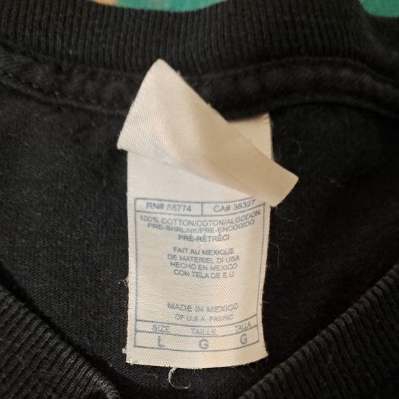 Vintage System of a Down AAA tag shirt. Large, Faded black - Picture 4 of 8